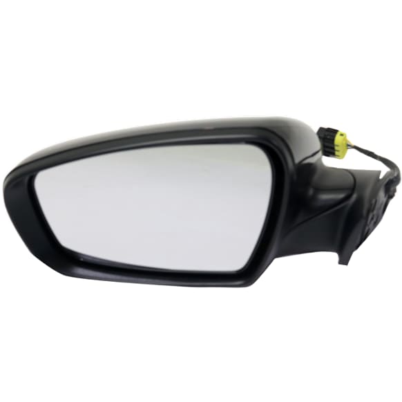 2018 Kia Forte - Driver Side Mirror, Power Adjust, Heated, Paintable, Manual Folding, No Signal Light, No Blind Spot Feature, No Memory, No Puddle Light, No Auto-Dimming