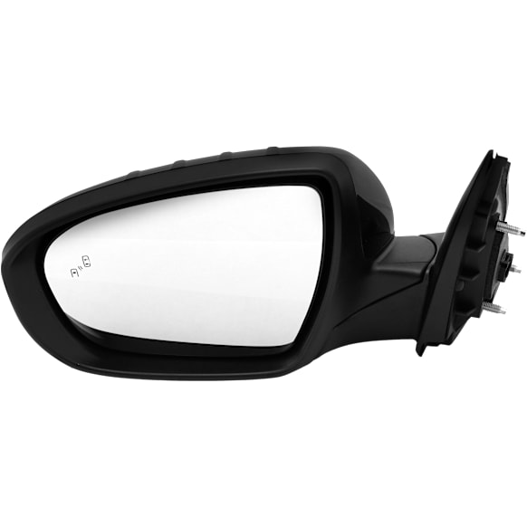 2014-2015 Kia Optima - Driver Side Mirror, Power, Power Folding, Heated, Paintable, In-housing Signal Light, With memory, No Puddle Light, No Auto-Dimming, With Blind Spot Detection in Glass