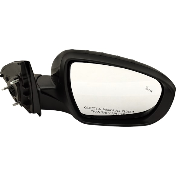 2015 Kia Optima - Passenger Side Mirror, Power Adjust, Heated, Paintable, Power Folding, In-housing Signal Light, With Blind Spot Detection in Glass, With Memory, No Puddle Light, No Auto-Dimming