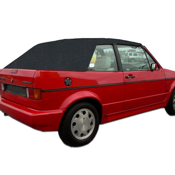 1982 Volkswagen Rabbit - Convertible Top, Black