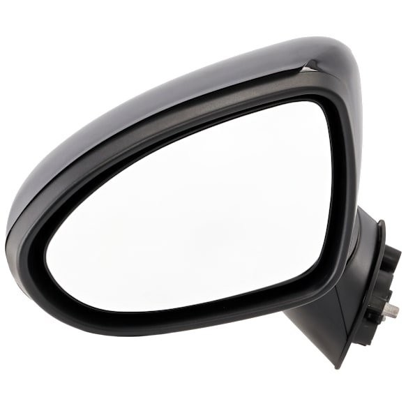 2012-2014 Kia Rio - Driver Side Mirror, Power, Manual Folding, Heated, Paintable, No Signal Light, No Memory, No Puddle Light, No Auto-Dimming, No Blind Spot Feature