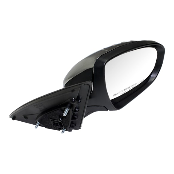 2012-2013 Kia Optima - Passenger Side Mirror, Power, Power Folding, Heated, Chrome, In-housing Signal Light, No Memory, No Puddle Light, No Auto-Dimming, No Blind Spot Feature, USA Built Vehicle