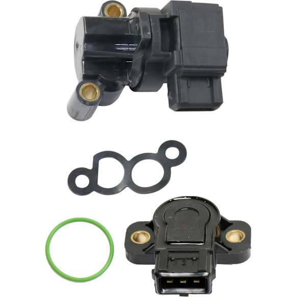 2002 Hyundai Santa Fe - 2-Piece Kit Throttle Position Sensor,  Includes (1) Idle Control Valve and (1) Throttle Position Sensor