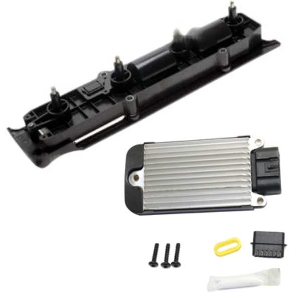 2002-2007 Saturn Vue - 2-Piece Kit Ignition Coil, 4 Cylinder, 2.2L Engine / 2.4L Engine - 2006 Pontiac Pursuit GT, Electronic Coil Type, Includes (1) Ignition Coil and (1) Ignition Module
