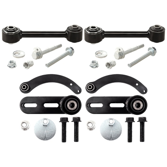 2014 Jeep Patriot Limited - 4-Piece Kit Rear, Driver and Passenger Side, Upper Control Arm, Camber Plus or Minus 2 Degrees, Eccentric Adjustment,  Includes (2) Control Arm and (2) Lateral Link