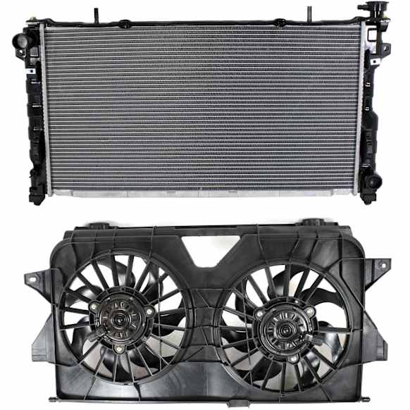 2006 Chrysler Town & Country - 2-Piece Kit Cooling System Service Kit,  Includes (1) Cooling Fan Assembly and (1) Radiator