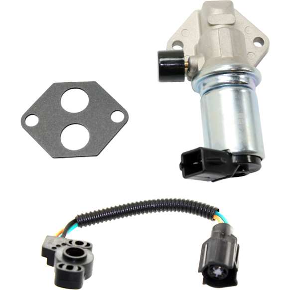 1996 Ford F-250 - 2-Piece Kit Throttle Position Sensor, OE No. E7TF-CA,  Includes (1) Idle Control Valve and (1) Throttle Position Sensor