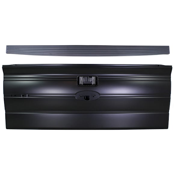 2014 Ford F-150 - 2-Piece Kit Primed Tailgate, CAPA Certified  Includes (1) Tailgate and (1) Tailgate Molding