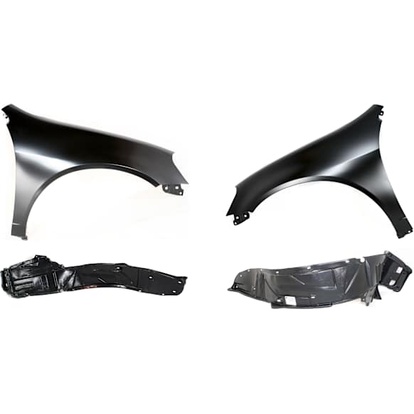 2005 Acura RSX Type-S - 4-Piece Kit Front, Driver and Passenger Side Fender,  Includes (2) Fender and (2) Fender Liner