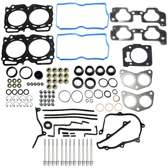 2004 Subaru Forester XS - 13-Piece Kit Head Gasket Set, EJ251 Engine, Naturally Aspirated, SOHC Engine, 16 Valve, Without Upper Int. Set, 2.5L 4Cyl,  Includes (1) Cylinder Head Bolt and (1) Head Gasket Set