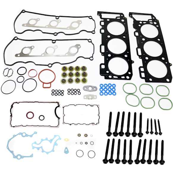 22-Piece Kit Engine Gasket Set, Overhaul, Includes (1) Cylinder Head Bolt, (1) Cylinder Head Gasket, (1) Engine Conversion Gasket Set