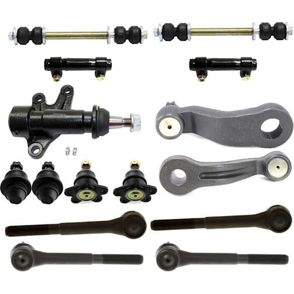 1995 Chevrolet K2500 - 15-Piece Kit Front Suspension Kit, 46.13 (mm) - 1.816 (in) Press-Fit Diameter, For Welded Arm, For Models With 7200 Lbs. GVW, Without Bracket, with 11/16 (in) x 18 Threads
