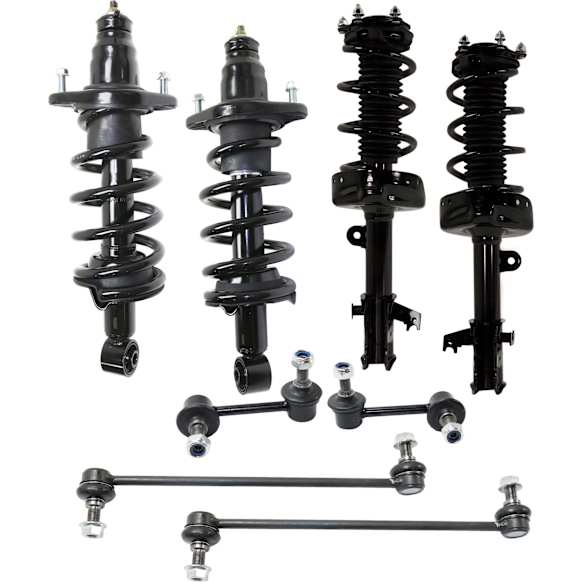 2008 Honda CR-V EX-L - 8-Piece Kit Front and Rear, Driver and Passenger Side Suspension Kit,  Includes (4) Loaded Strut and (4) Sway Bar Link
