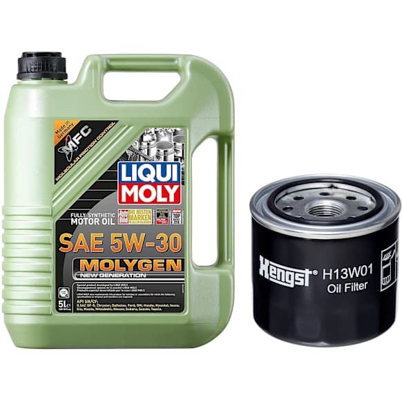 2012 Kia Optima - 2-Piece Kit Oil Filter, Spin-on, Engvin: 7, GAS, 2.4L 4Cyl  Includes (1) Oil Filter, (1) Motor Oil