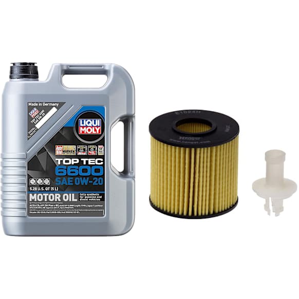 2014 Scion tC - 2-Piece Kit Oil Filter, Cartridge, Engdes: 2AR-FE, Naturally Aspirated, GAS, 2.5L 4Cyl  Includes (1) Oil Filter, (1) Motor Oil