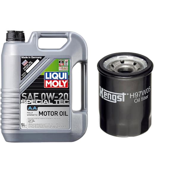 2018 Mitsubishi Outlander PHEV - 2-Piece Kit Oil Filter, Spin-on, 2.0L 4Cyl  Includes (1) Oil Filter, (1) Motor Oil