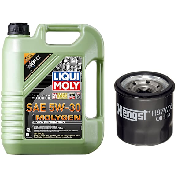 2009 Nissan Murano - 2-Piece Kit Oil Filter, Spin-on, Engdes: VQ35DE, 3.5L 6Cyl  Includes (1) Oil Filter, (1) Motor Oil