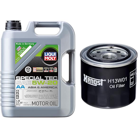 2008 Hyundai Elantra - 2-Piece Kit Oil Filter, Spin-on, engvin: D, GAS, 2.0L 4Cyl  Includes (1) Oil Filter, (1) Motor Oil