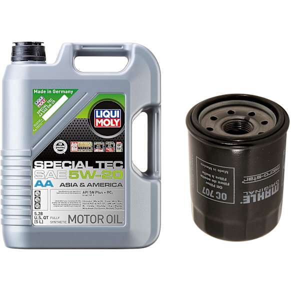 2014 Kia Forte Koup - 2-Piece Kit Oil Filter, Spin-on, Yes, 2.0L 4Cyl  Includes (1) Oil Filter, (1) Motor Oil