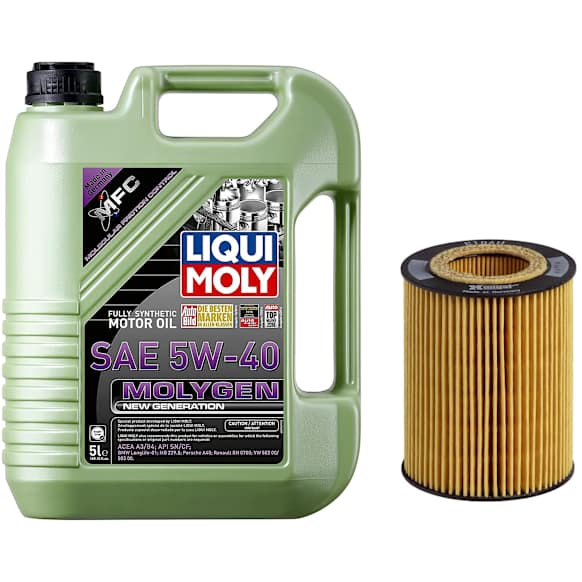 2001 BMW 330Ci - 2-Piece Kit Oil Filter, Cartridge, 3.0L 6Cyl  Includes (1) Oil Filter, (1) Motor Oil