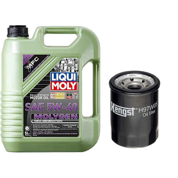 2017 Kia Soul - 2-Piece Kit Oil Filter, Spin-on, 1.6L 4Cyl  Includes (1) Oil Filter, (1) Motor Oil