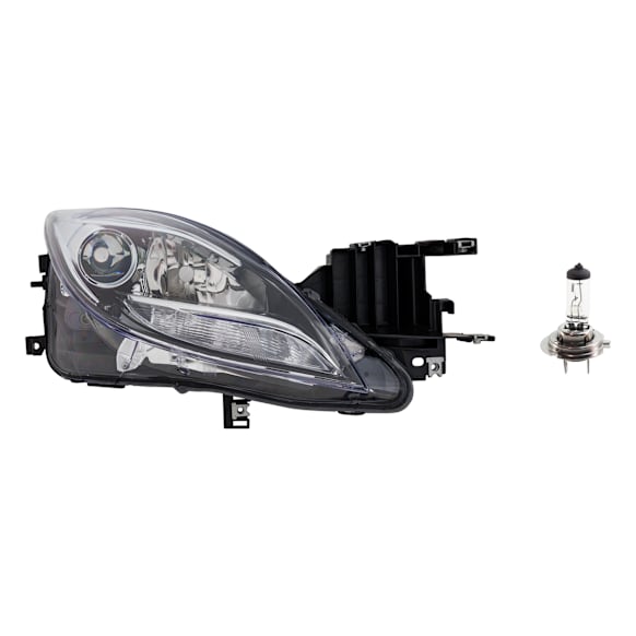 2-Piece Kit Halogen Headlights, With bulb(s), Includes (1) Headlight and (1) Headlight Bulb, CAPA Certified