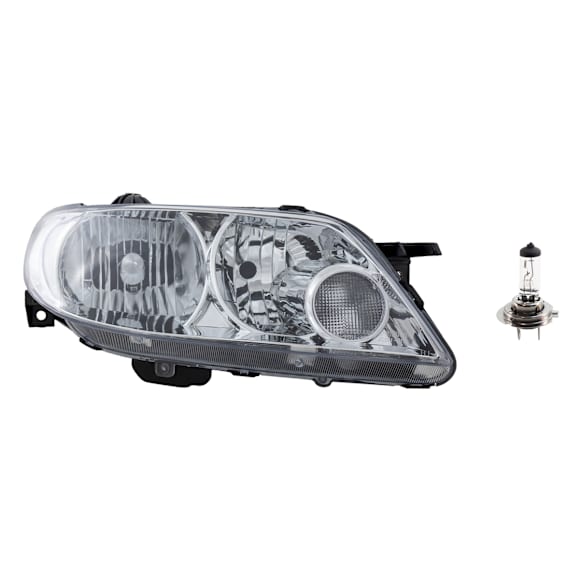 2-Piece Kit, Passenger Side Halogen Headlight, With bulb(s), OE Replacement, Includes (1) Headlight and (1) Headlight Bulb