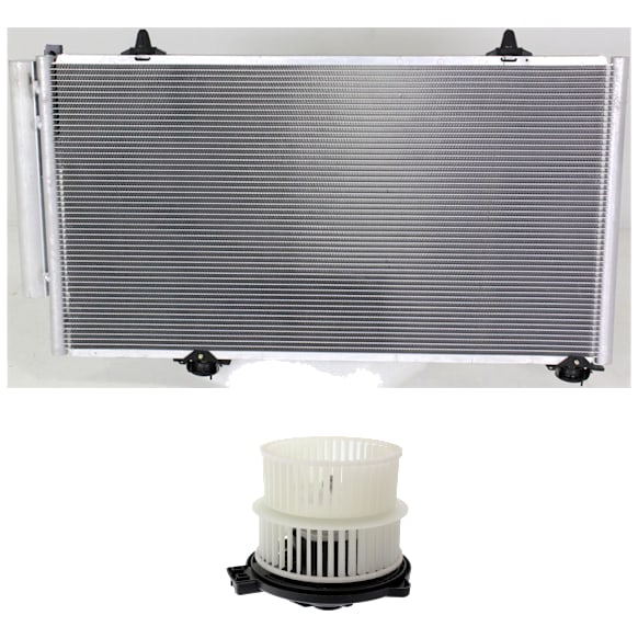 2006 Scion xA - 2-Piece Kit Blower Motor,  Includes (1) A/C Condenser and (1) Blower Motor