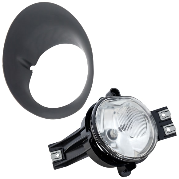 2-Piece Kit, Front, Passenger Side Halogen Fog Light, With bulb(s), Includes (1) Fog Light and (1) Fog Light Trim