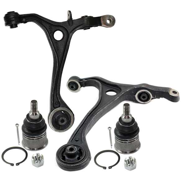 2003 Honda Accord - 4-Piece Kit Front, Driver and Passenger Side, Lower Control Arm Kit, FWD,  Includes (2) Ball Joint and (2) Control Arm