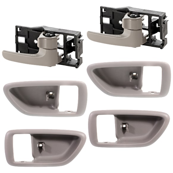 6-Piece Kit Front and Rear, Driver and Passenger Side, Door Handle Trim, Includes (4) Door Handle Trim and (2) Interior Door Handle