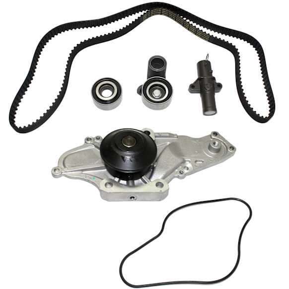 2013 Acura RDX - 2-Piece Kit Timing Belt Kit, Water Pump Driven By Timing Belt; Interference Engine, Water Pump Included, 3.5L 6Cyl,  Includes (1) Timing Belt Kit and (1) Water Pump