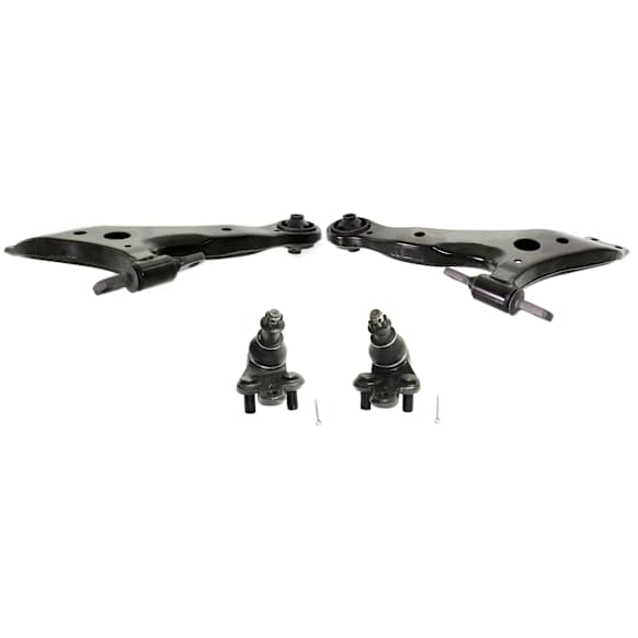 4-Piece Kit Front, Driver and Passenger Side, Lower Control Arm Kit, Includes (2) Ball Joint and (2) Control Arm
