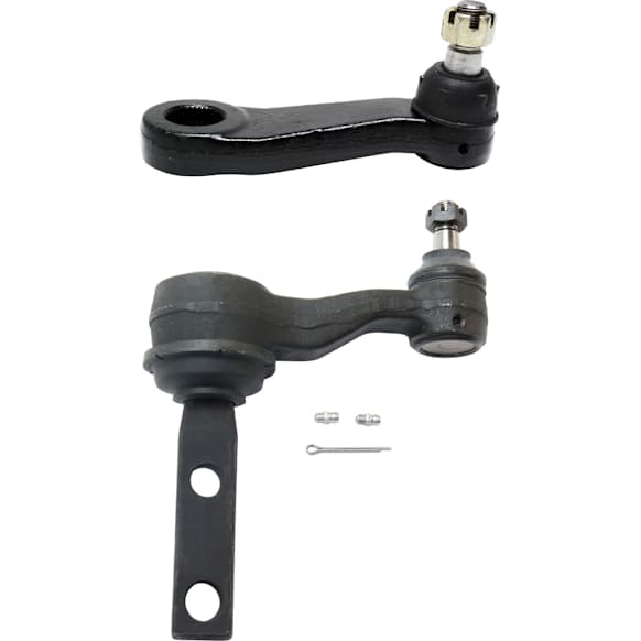 2-Piece Kit Front Suspension with Idler Arm and Pitman Arm, Includes (1) Idler Arm and (1) Pitman Arm