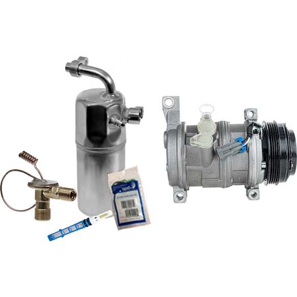 2006-2015 GMC Savana 2500 - 2-Piece Kit A/C Compressor Kit, includes A/C Compressor and A/C Service Kit, Two Bolts to mount the Hoses