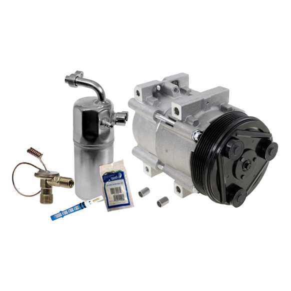2-Piece Kit A/C Compressor Kit, includes A/C Compressor and A/C Service Kit