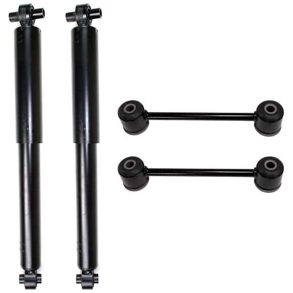 2006 Chrysler PT Cruiser - 4-Piece Kit Rear Suspension Kit,  Includes (2) Shock and (2) Sway Bar Link