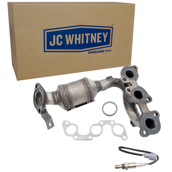 Radiator Side Catalytic Converter, Federal EPA Standard, 46-State Legal (Cannot Ship To or Be installed in vehicles Originally Purchased in CA, CO, NY or ME), includes Oxygen Sensor