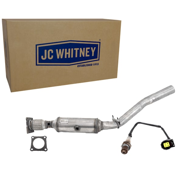2007 Jeep Compass - 2-Piece Kit Center Catalytic Converter, 2.0L 4Cyl, Federal EPA Standard, 46-State Legal (Cannot ship to CA, CO, NY or ME), Naturally Aspirated, FWD,  Includes (1) Catalytic Converter and (1) Oxygen Sensor