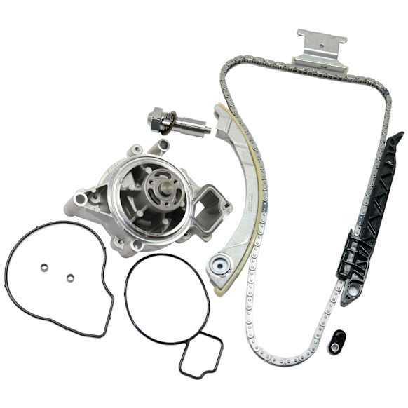 2008 Saturn Aura - 2-Piece Kit Timing Chain Kit, DOHC, Ecotec Engine, 16 Valve, Without Gears, For Engines With Variable Cam Gears, 2.4L 4Cyl,  Includes (1) Timing Chain Kit and (1) Water Pump