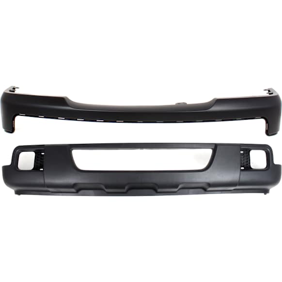 2006-2007 Ford Ranger - 2-Piece Kit, Front Primed Bumper Cover, Includes (1) Bumper Cover and (1) Valance