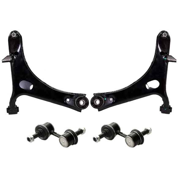 2008 Subaru Outback 2.5 XT - 4-Piece Kit Front, Driver and Passenger Side, Lower Control Arm,  Includes (2) Control Arm and (2) Sway Bar Link