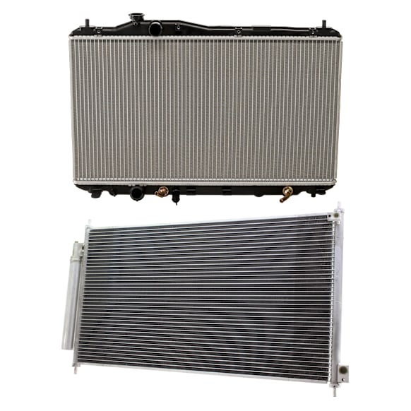 2013 Acura ILX - 2-Piece Kit A/C Condenser, 2.0L 4Cyl,  Includes (1) A/C Condenser and (1) Radiator