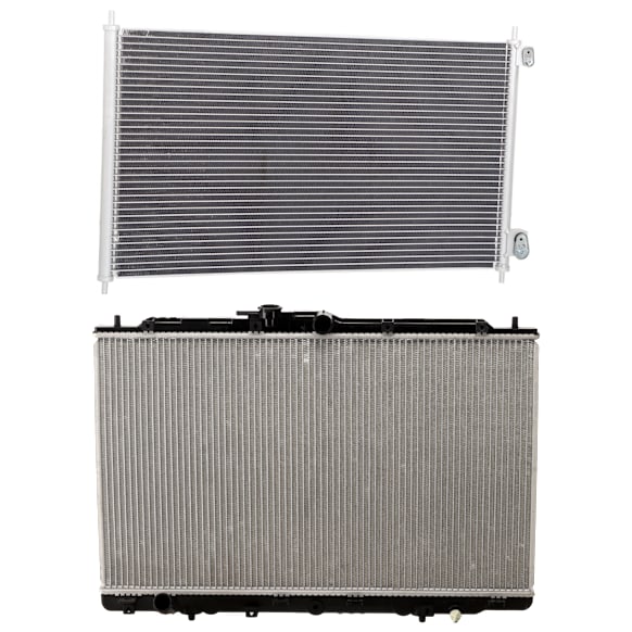 2002 Acura TL - 2-Piece Kit A/C Condenser, 3.2L 6Cyl,  Includes (1) A/C Condenser and (1) Radiator
