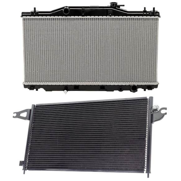 2006 Acura RSX - 2-Piece Kit A/C Condenser, 2.0L 4Cyl,  Includes (1) A/C Condenser and (1) Radiator