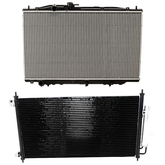 2005 Acura TL - 2-Piece Kit A/C Condenser, 3.2L 6Cyl,  Includes (1) A/C Condenser and (1) Radiator