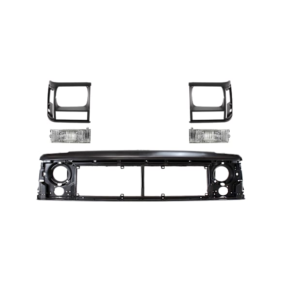 5-Piece Kit Header Panel, Adhesive Letter Type, Includes (1) Header Panel, Adhesive Letter Type, (2) Headlight Door, and (2) Turn Signal Light
