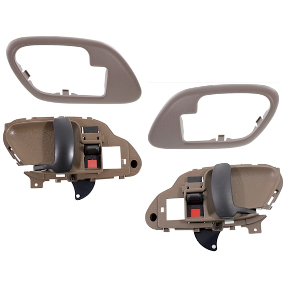 1998 GMC Yukon - 4-Piece Kit Front, Driver and Passenger Side, Interior, Door Handle Trim,  Includes (2) Door Handle Trim and (2) Interior Door Handle