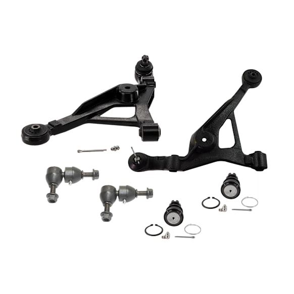 2001-2006 Dodge Stratus - 6-Piece Kit Front, Driver and Passenger Side, Lower Control Arms, Includes (2) Ball Joint, (2) Control Arm, and (2) Sway Bar Link