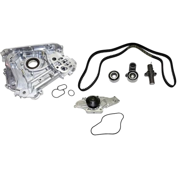 2004 Acura TL - 3-Piece Kit Timing Belt Kit, Water Pump Driven By Timing Belt; Interference Engine, Water Pump Included, 3.2L 6Cyl,  Includes (1) Oil Pump, (1) Timing Belt Kit, and (1) Water Pump